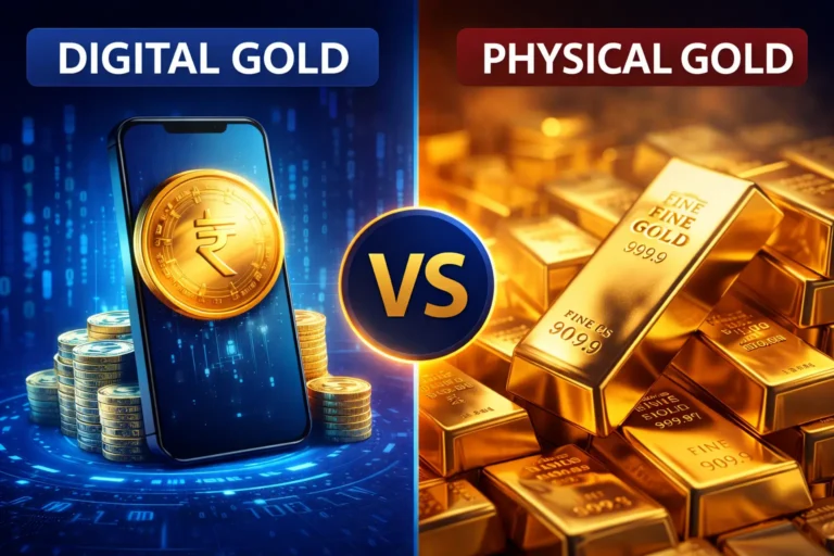 Digital Gold vs Physical Gold in India: Which Is Safer? Digital Gold vs Physical Gold