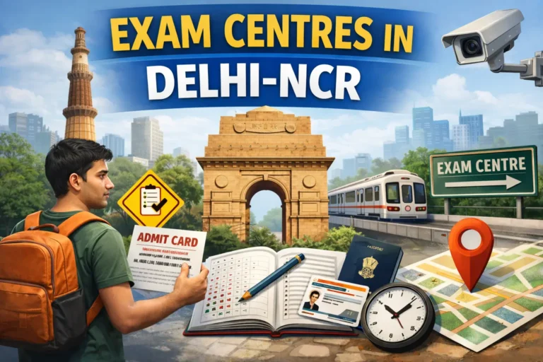 Exam Centres in Delhi-NCR: Complete Guide for Students Exam Centres in Delhi-NCR