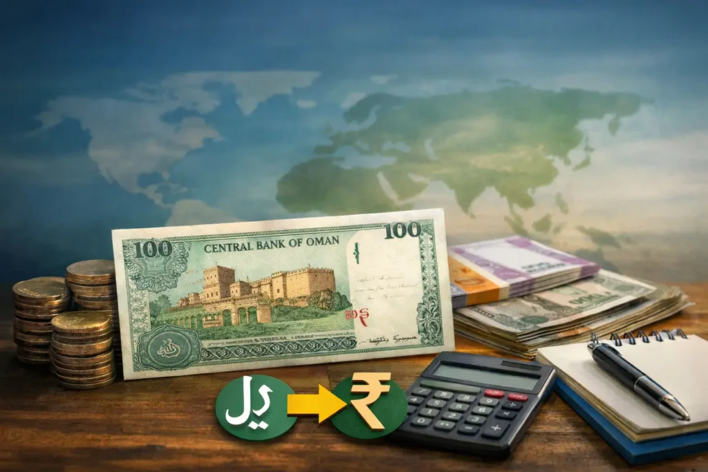 100 Baisa in Indian Rupees