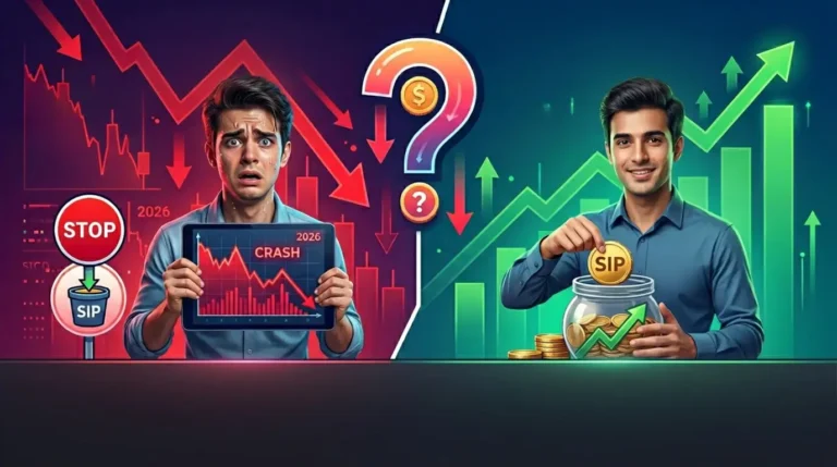Should You Stop Your SIP During the 2026 Market Crash Or Keep Going? SIP During Market Crash