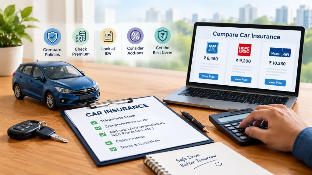 How to Compare and Buy Affordable Car Insurance in India Compare and Buy Affordable Car Insurance