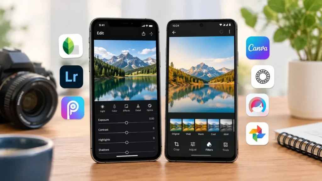 Best Photo Editing Apps for iPhone and Android Photo Editing Apps